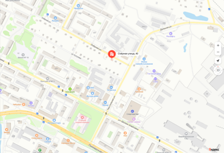 Карта расположения церкви