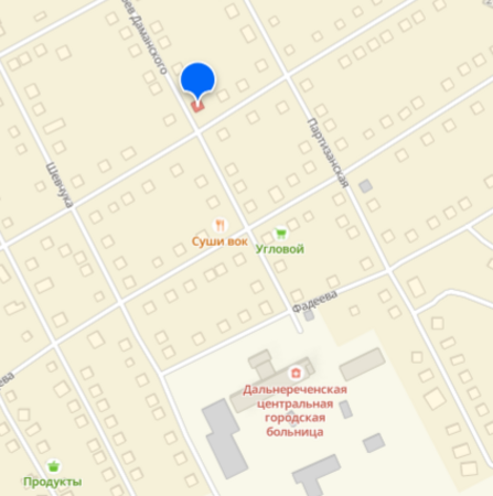 Карта расположения церкви