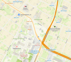 Карта расположения церкви